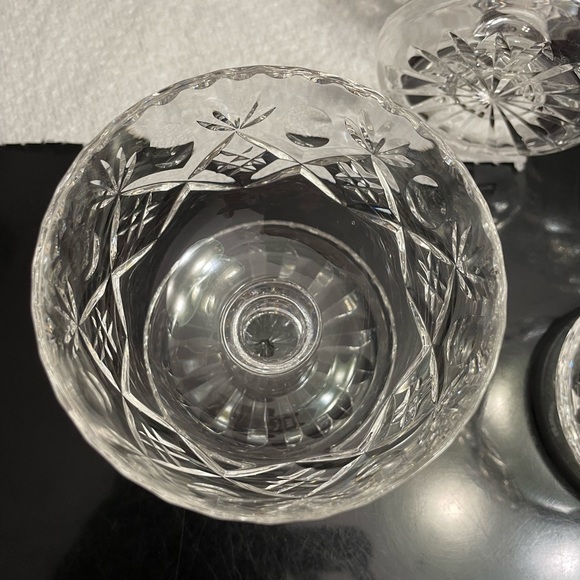 Brierley Crystal sherbert/coupe glasses - Picture 7 of 9